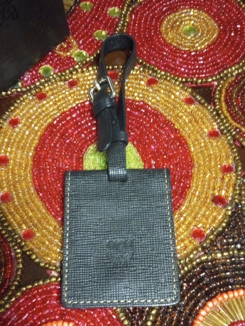 New MCM Luggage Tag With Gift Bag - Picture 11 of 14